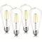 Luxrite ST19 LED Edison Light Bulbs 8W 75W Equivalent 800LM 4000K Cool White Dimmable E26 Base, 4PK LR21653-4PK - alternate 1